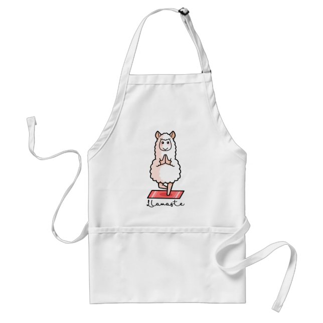 Yoga Llama - Llamaste Standard Apron (Front)