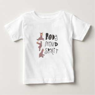 Yoga Llamas Baby T-Shirt