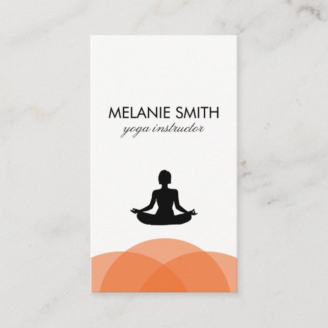 Yoga Lotus Business Card (Front)