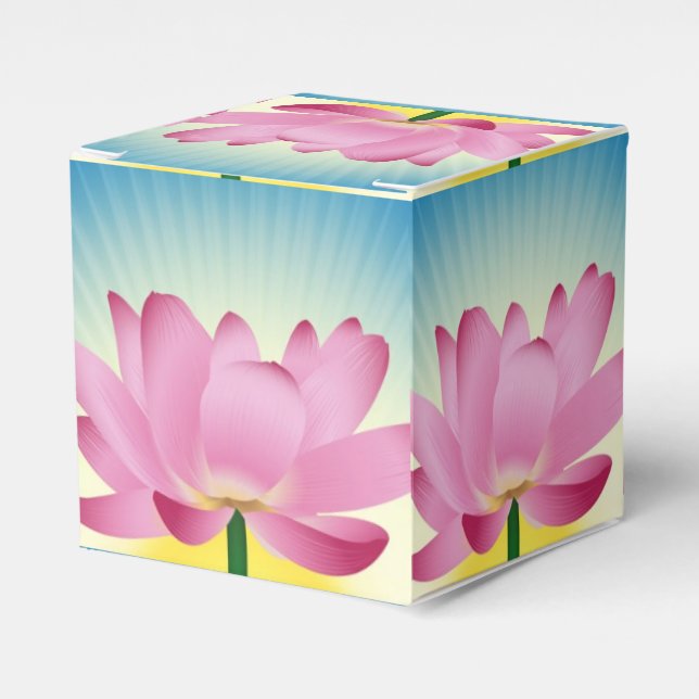 Yoga Lotus Favour Box (Front Side)