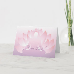 Yoga Lotus Greeting Card