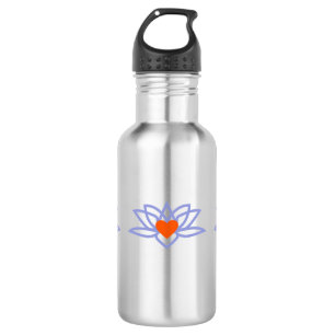 Yoga Lotus Heart 532 Ml Water Bottle