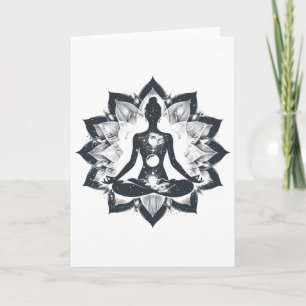 Yoga Lotus Meditation _1 Card
