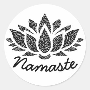 Yoga Lotus Namaste Sticker