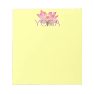 Yoga Lotus notepad