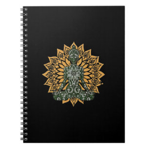 Yoga Lotus Pose Zen Graphic Notebook
