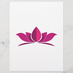 Yoga Lotus Power Meditation Symbol Gift Idea Flyer