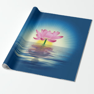 Yoga Lotus Wrapping Paper