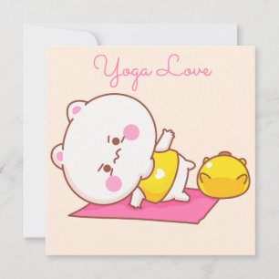 Yoga Love Holiday Card