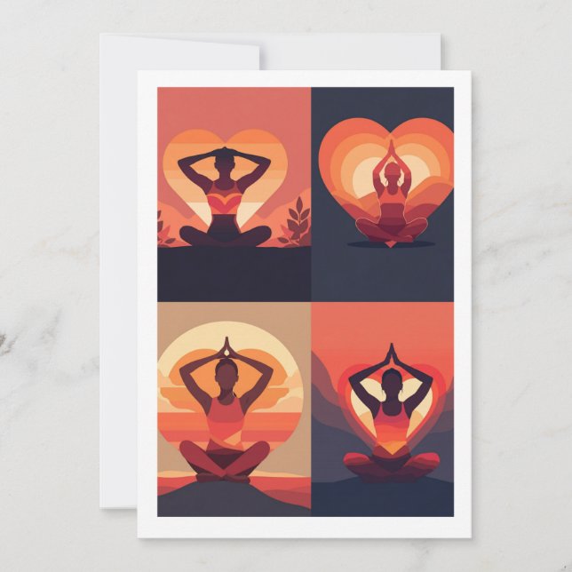 yoga love invitation (Front)