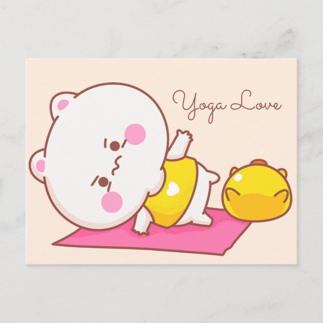Yoga Love Postcard (Front)