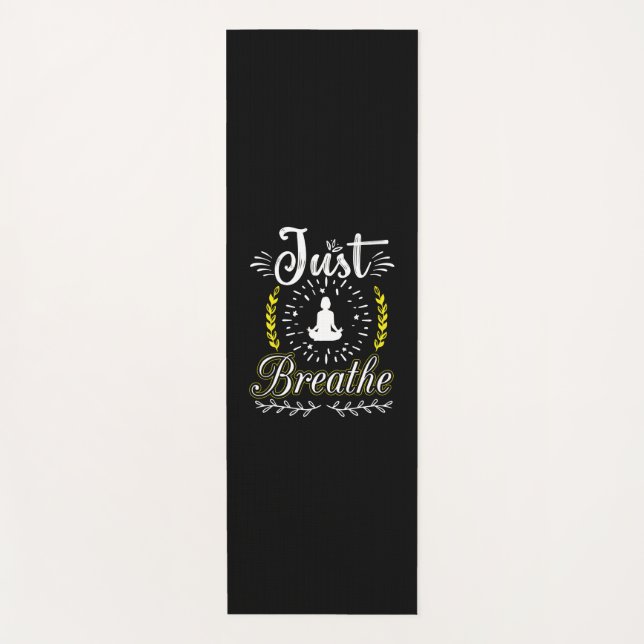 Yoga Lover | Just Breathe Mat (Front)