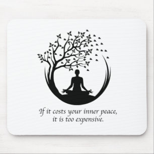 Yoga Lover Meditation Yoga Namaste Inspiration If Mouse Mat