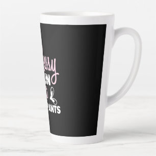 Yoga Lover Messy Bun Yoga Pants Latte Mug