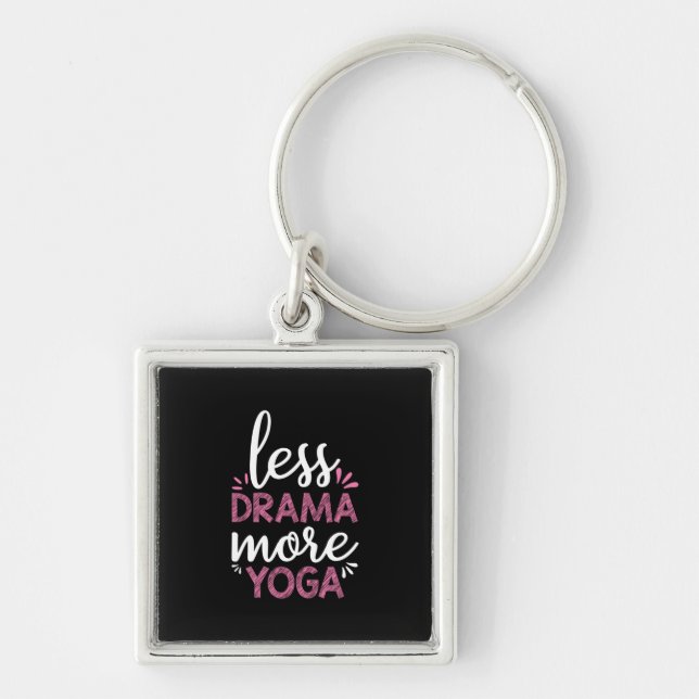 Yoga Lover | More Yoga Key Ring (Front)