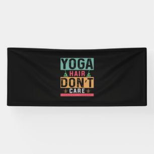 Yoga Lover Yoga Hair Do Not Care Banner