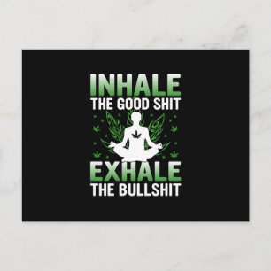 Yoga Lover   Yoga Inhale The Good Postcard