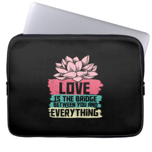 Yoga Lover Yoga Love Is The Bridge Laptop Sleeve