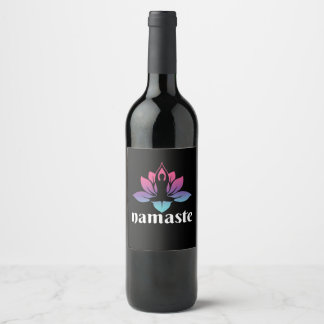 Yoga Lover | Yoga Namaste Wine Label