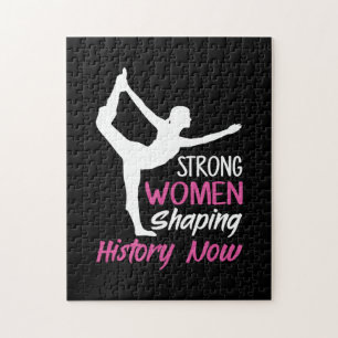 Yoga Lover Yoga Strong Woman Jigsaw Puzzle