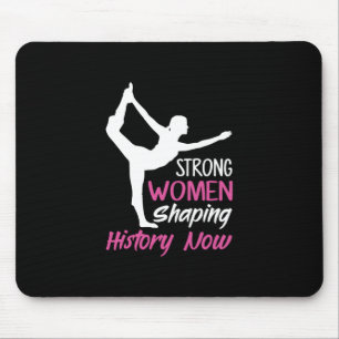 Yoga Lover Yoga Strong Woman Mouse Mat