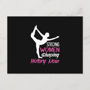 Yoga Lover Yoga Strong Woman Postcard