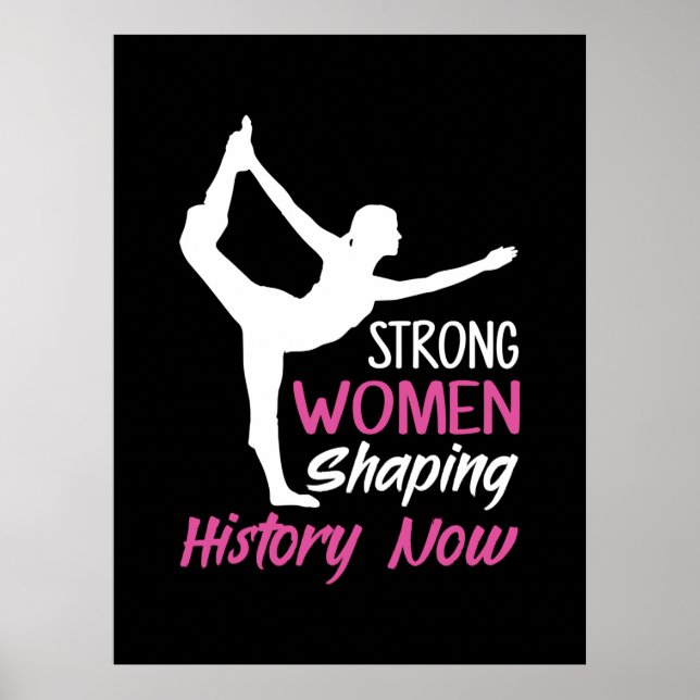Yoga Lover | Yoga Strong Woman Poster (Front)