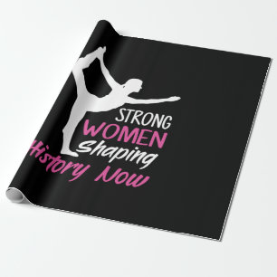 Yoga Lover Yoga Strong Woman Wrapping Paper