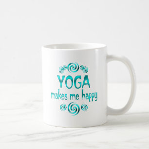 Yoga Makes Me Happy Coffee Mug