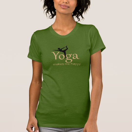 Yoga makes me happy T-Shirt