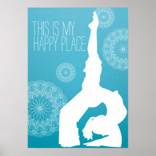 Yoga Mandala Customisable   Poster