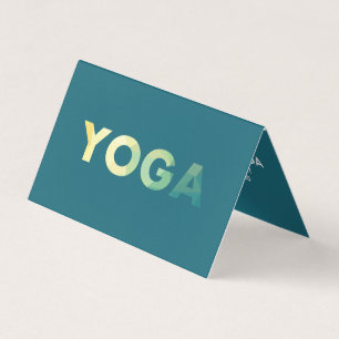 Yoga Mandala personali trainer yogi Business Card