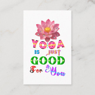 Yoga Marketing Is Just Good For You Referral Card