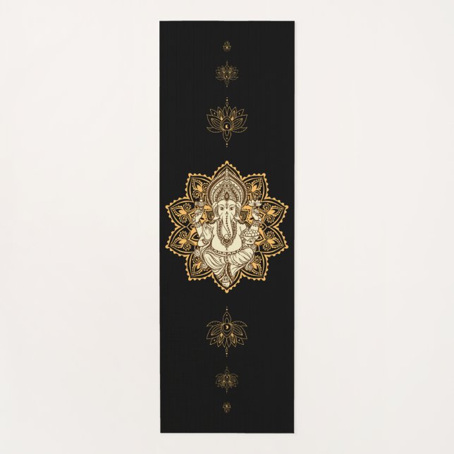Yoga Mat ASANA, YOGA, Ganesha (Front)