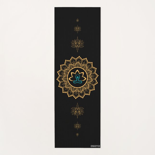 Yoga Mat ASANA, YOGA, Ganesha (Front)