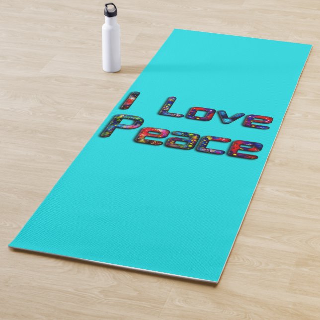 Yoga Mat for Peace Love and Unity (In Situ)