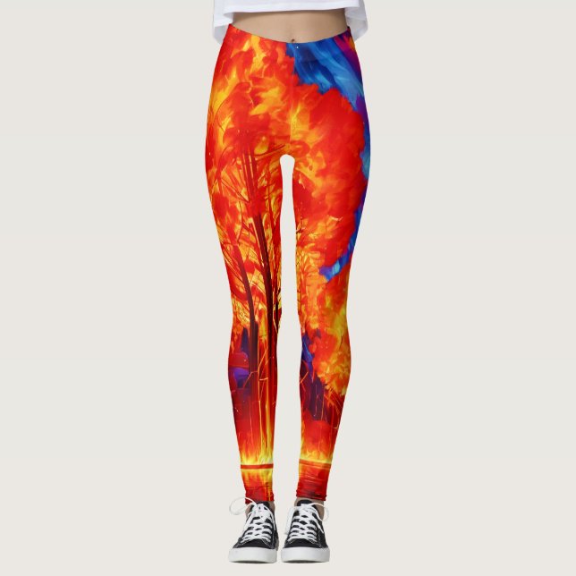 Yoga Mat Leggings (Front)