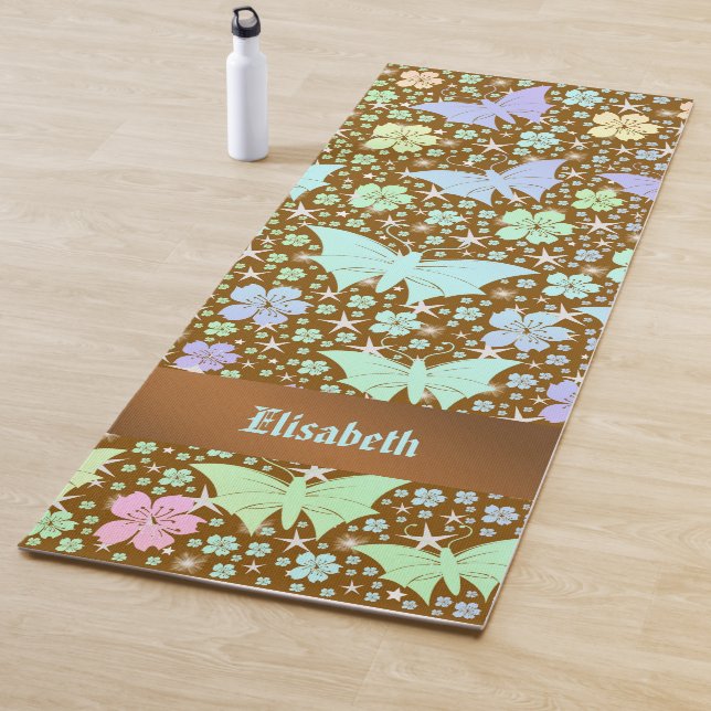 Yoga, mat, pattern, colourful, sport, game, gold,  yoga mat (In Situ)