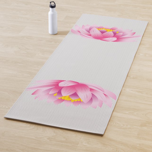 Yoga Mat - Pink Lotus Flower (In Situ)