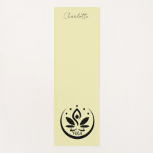 YOGA mat, Pretty pale yellow 