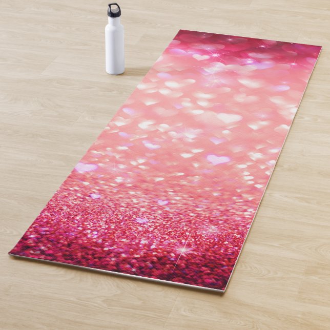 Yoga Mat - Sparkle Hearts (In Situ)