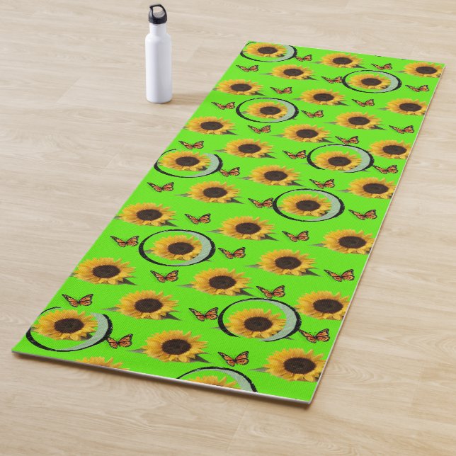 Yoga Mat Sunflower (In Situ)