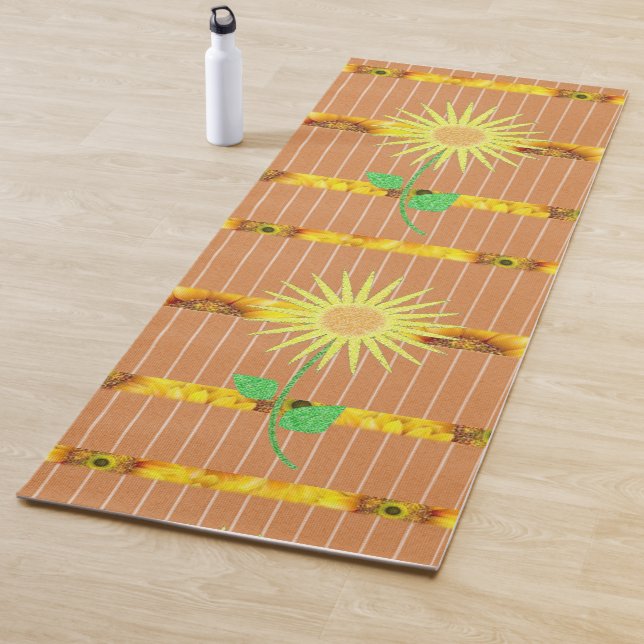 Yoga Mat Sunflower (In Situ)
