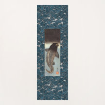 YOGA MAT WITH JAPANESE FISH PRINT