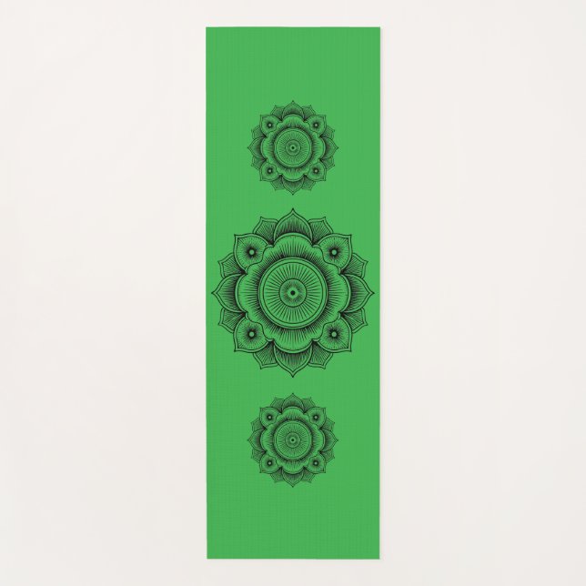 Yoga Mat with Mandala Symbol (Front)