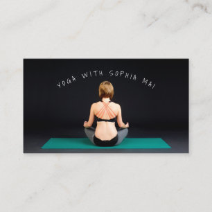 Yoga Mat, Yoga Instructor Business Card