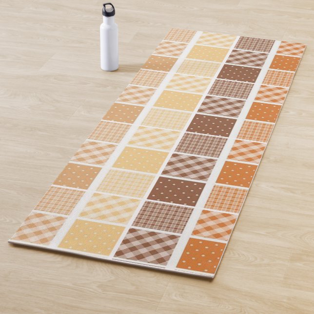 Yoga Mats Yoga Orange Brown Beige (In Situ)