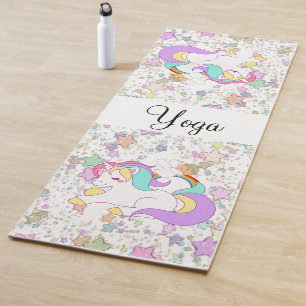 Yoga Mats Yoga Unicorn Stars