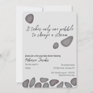 Yoga meditation Baby Shower Invitation