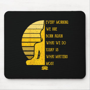 Yoga Meditation Buddha Gift Yoga Teacher Mouse Mat